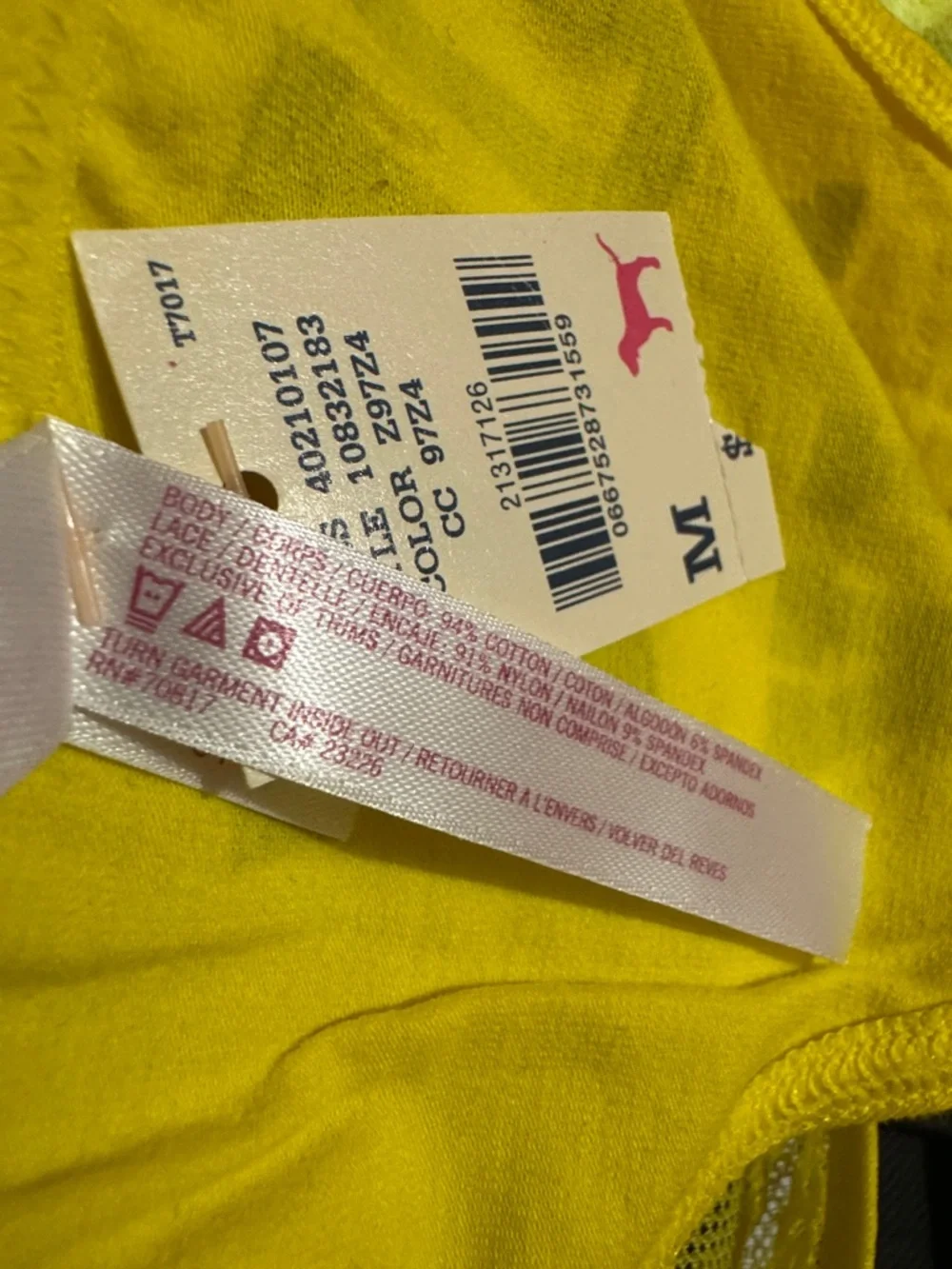Victoria’s Secret PINK Low Rise Cotton Thong 7 Pack Mixed Colours - Picture 2 of 4